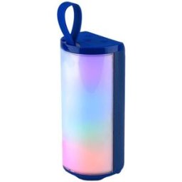 Enceinte Bluetooth Portable Étanche Stéréo 3d Aux Fm Tf Usb Bleu Yonis