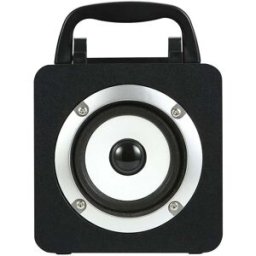 Enceinte Bluetooth Sans Fil Portable En Bois 5w Autonomie 3-4 Heures 500mah Usb Noir Yonis
