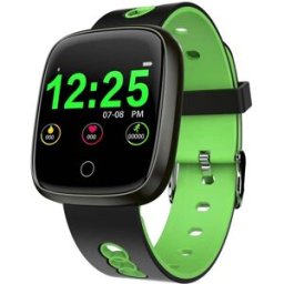 Bracelet Intelligent Écran Couleur Tft Ip67 Surveillance Cardiaque Sommeil Multisport Vert Yonis