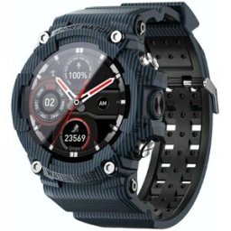 Montre Connectée Sportive Bluetooth Appels Et Fitness Écran Tft Tactile Bleu Yonis