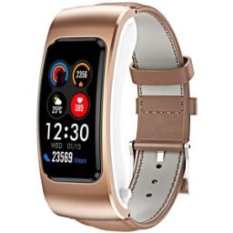Montre Connectée Avec Écouteurs Amovibles Appels Bluetooth Résistante À L'eau Marron Yonis