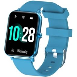 Montre Connectée Rose Ip67 Étanche Écran Tft 1.69' Moniteur Santé Bleu Yonis