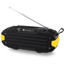 Enceinte Bluetooth Portable Stéréo Surround Avec Micro Support Carte Tf Fm Jaune Yonis