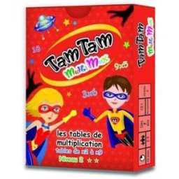 Tam Tam Multimax Niveau 2 Jeu De Cartes Tables De Multiplication Orange Coffret Ab Ludis Éditions
