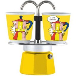 Bialetti 0001405 Machine À Café Manuelle Cafetière À Moka Jaune
