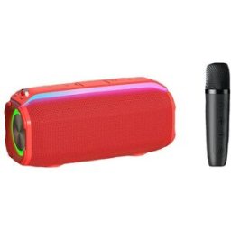 Enceinte Bluetooth Portable 20w Tws Son Hd Micro Intégré Autonomie 6h Design Unique Rouge Yonis