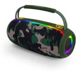 Enceinte Bluetooth Portable 20 W Ipx5 Autonomie 3 À 4 H Son Stéréo 360° Camouflage Yonis