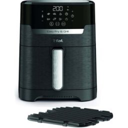 Tefal Easy Fry & Grill Ey5058 Unique 4,2 L Autonome 1550 W Friteuse D’air Chaud Noir