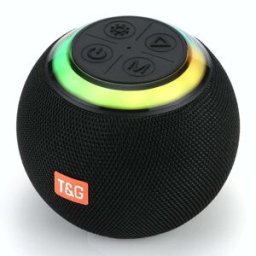 Enceinte Bluetooth Portable Extérieure Avec Lumière Led Ambiance Rouge Puissante Noir Yonis