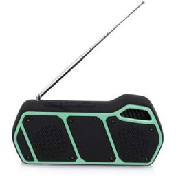 Enceinte Bluetooth Portable Tws Fm Usb Tf Autonomie 5h Son Puissant 6w Vert Yonis
