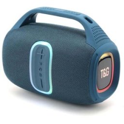 Enceinte Bluetooth Portable Sans Fil Avec Lumières Rgb Et Son Clair Bleu Yonis