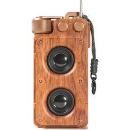 Enceinte Bluetooth Portable Rétro Fme Son Stéréo Haut Fidélité Autonomie 4-6h Or Yonis