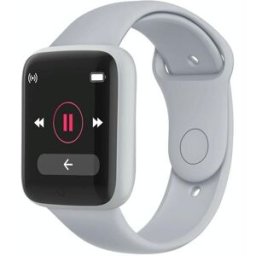 Montre Connectée Rose Suivi Santé Charge Usb Légère Durable Argent Yonis