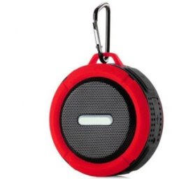 Enceinte Waterproof Bluetooth Portable Ip65 Mains-libres Son Haute Fidélité Rouge Yonis
