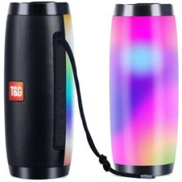Enceinte Bluetooth Portable Lumineuse Autonomie 3h Puissance 10w Micro Sd Fm Noir Yonis
