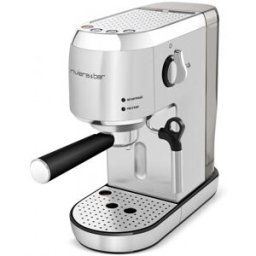 RIVIERA & BAR Machine À Expresso Riviera & Bar Multi-boissons Comptoir Chrome, Stainless Steel Coffee Pod, Ground Coffee 2 Tasses
