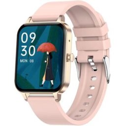 Montre Connectée Ip68 Étanche Écran Tactile Ips 1.69' Moniteur Santé Bluetooth Rose Yonis
