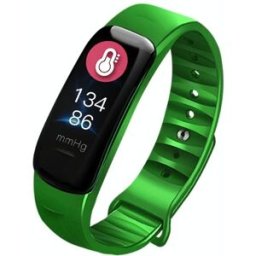 Bracelet Connecté Écran Couleur Étanche Moniteur Cardiaque Et Sommeil Vert Yonis