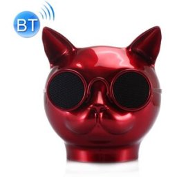 Haut-parleurs Bluetooth Stéréo Forme Mini Chat Mains Libres/carte Tf/fm Rom 32 Go Rouge Yonis