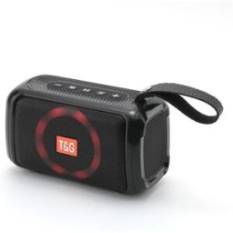 Enceinte Bluetooth Portable Led Étanche Son 360° Support Tf Aux Fm Noir Yonis