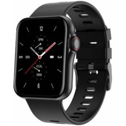 Montre Connectée Écran Carré 1.7 Pouce Paiement Nfc Ip67 Android Ios Noir Yonis