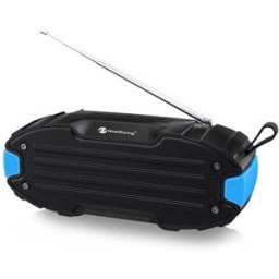 Enceinte Bluetooth Portable Stéréo Surround Avec Micro Support Carte Tf Fm Bleu Yonis