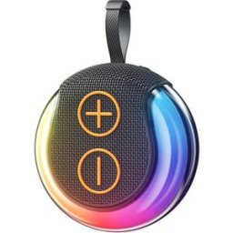 Enceinte Bluetooth Portable Style Donut 5 W Autonomie 4 H Batterie 1200 Mah Noir Yonis