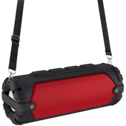 Enceinte Bluetooth Portable 20w Puissante Autonomie 4h Avec Sangle Outdoor Rouge Yonis