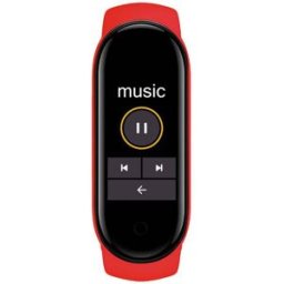 Bracelet Connecté Suivi Santé Ecran 0.96' Sommeil Sport Bluetooth Rouge Yonis