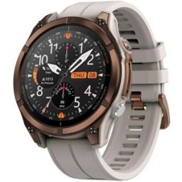 Montre Gps Connectée Robuste Écran Amoled 1,43 Pouce 5 Atm Ip69k Autonomie 30 Jours Bronze Yonis