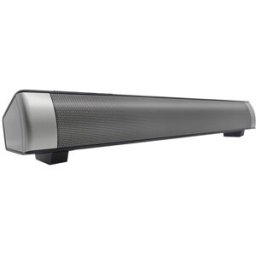 Barre De Son Bluetooth 4.0 Enceinte Sans Fil Double Diaphragme Mp3 Usb Aux Noir Yonis