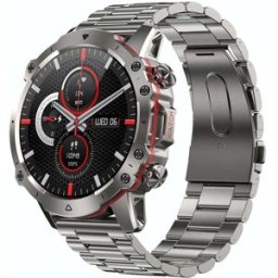 Montre Connectée Ip67 Bt5.1 Écran 1.43' Appels Et Suivi Santé Bracelet Acier Argent Yonis