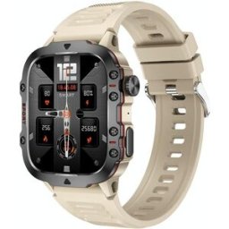 Montre Connectée Écran Couleur 1.96 Pouces Étanche Bluetooth Appels Sport Fitness Vert Yonis