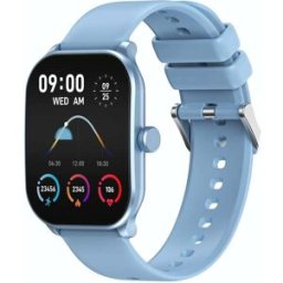 Montre Connectée Écran Hd 2.1 Pouces Appels Bluetooth Santé Étanche Ip67 Bleu Yonis