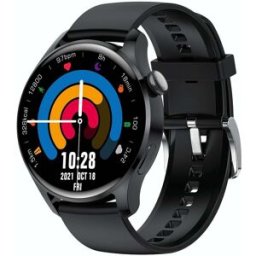Montre Connectée Ip67 Étanche Écran Ips Musique Appels Moniteur Sommeil Cardiaque Noir Yonis