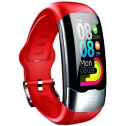 Bracelet Connecté Ip68 Écran Tft Hd Suivi Sommeil Oxygène Sanguin Rouge Yonis