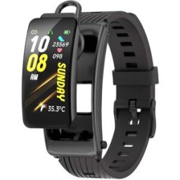 Montre Connectée Avec Écouteur Détachable Appels Bluetooth Résistante À L'eau Noir Yonis