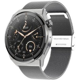 Montre Connectée Étanche Ip68 Bluetooth Écran 1.36' Acier Autonomie 30 Jours Argent Yonis
