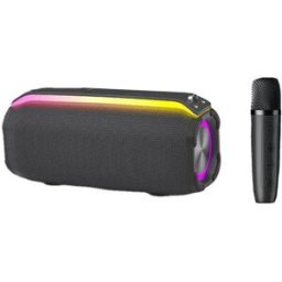 Enceinte Bluetooth Portable 20w Tws Son Hd Micro Intégré Autonomie 6h Design Unique Gris Yonis