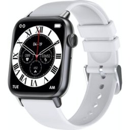 Montre Connectée Sportive Écran 1.83 Pouces Moniteur Santé Étanche Ip67 Blanc Yonis