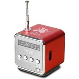 Enceinte Portable Bluetooth Fm Usb Sd Tf Mp3 Puissante Compacte Rouge Yonis