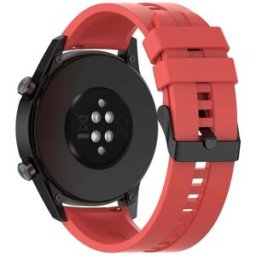 Bracelet Silicone 20mm Samsung Galaxy Watch 42mm/s2 Classic En Rouge Cadorabo