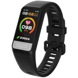 Bracelet Connecté Écran Hd Surveillance Oxygène Sommeil Étanche Longue Autonomie Noir Yonis