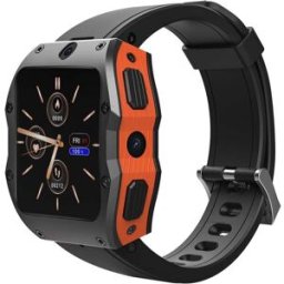 Montre Connectée Android 4g Écran 1.99 Pouce Double Caméra Ip68 Noir Yonis