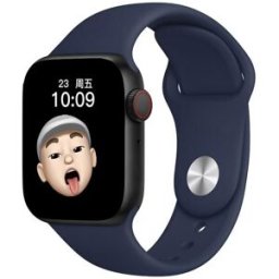 Montre Connectée Étanche Ip67 Écran Tactile Tft 1.44' Suivi Sommeil Musique Bluetooth Bleu Yonis