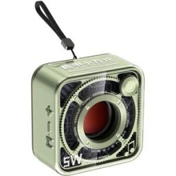 Mini Enceinte Bluetooth Sans Fil Portable Avec Subwoofer Transparent Design Unique Vert Yonis