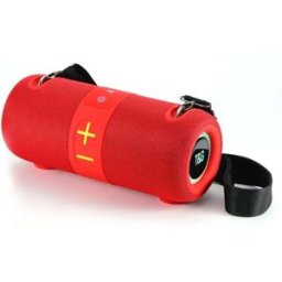 Enceinte Bluetooth Portable Puissante Avec Basses Profondes Et Lumières Led Rouge Yonis