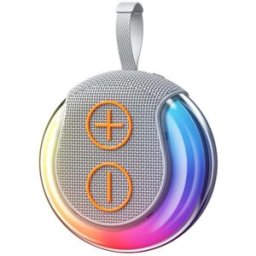 Enceinte Bluetooth Portable Style Donut 5 W Autonomie 4 H Batterie 1200 Mah Blanc Yonis