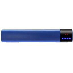 Barre De Son Bluetooth Portable 10w Haute Puissance Avec Subwoofer Pour Tv Ordinateur Téléphone Bleu Yonis