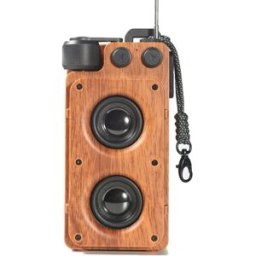 Enceinte Bluetooth Portable Rétro Fme Son Stéréo Haut Fidélité Autonomie 4-6h Noir Yonis
